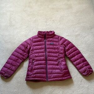 Patagonia Kids Plum Down Sweater Jacket